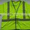 High visibility mesh safety vest with 3M tape