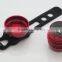 Micro USB Rechargeable Rear Bar Clip Aluminum Bike Waterproof Light