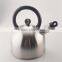 2.0L eco-friendly of stainless steel whistilling kettle teapot