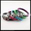 LFD-B0032 Wholesale Snake Leather with Rhinestone Paved Stone Magnetic Clasp Snakeskin Bangles , Cuff Bangle Bracelet