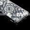 Diamond Clear TPU Crystal Case for iPhone 6s plus Fashion Crystal Rose Flower Soft Full Case for iPhone 6 plus 5.5