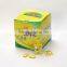 lemon flavor yellow color chewing gum