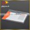 Promotional bulk business waterproof soft plastic card holders