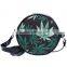 New Design 3D Print Round Small Leather Single Shoulder Bag