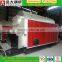 4t/hr coal fired steam boiler with wing-shape flue structure
