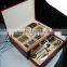 72pcs Mirror Polish Hotel Stainless Steel tableware set in wooden boxes with high quality and low price