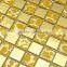 golden mirror glass mosaic MU03 for art wall brick luxury hotel lobby hall decoration