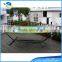 Outdoor canvas garden hammock with steel stand
