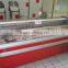 Supermarket Platform Self Service Fresh Meat Refrigerated Display Freezer
