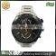 Black exquisite tachymeter five hands calendar buttons sport watch