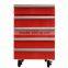 JGA Retro Style 1 Drawer 50L Mini Toolbox Refrigerator , Safe Fridge With 4 Wheels Vertical Chiller