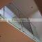 stainless steel square mini top rail for glass balcony railing