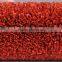 Decorative artificial grass synthetic turf with red color