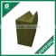 PE COATED KRAFT PAPER BAG WITH HANDLE DISPOSABLE FOOD PACKING BAGS WITH CUSTOM PRINT