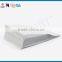 Pure white high quality kraft paper pouch eight-side sealed bag with zipper