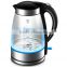 Large Capacity Colorful Stainless Steel Electric Kettle,Glass Kettle ,Guangdong Factory Price