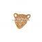 New Fashion Wolf Head Shaped Stainless Steel Pendant Rose Gold Plating