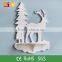 Fashion Fireproof Shelf Rack, Good Quality Carved Deer Style Plastic Wall Shelf