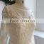 New Design Custom Made muslim wedding dress long sleeves