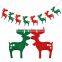 Polyester felt outdoor animated christmas decorations