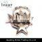 fashion jewelry wholesale diamond ring men's ring five stars 925 silver ring jewelry 2016