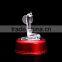 New Custom design snake figurine make glass figurines for home decration