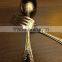 Gold cutlery