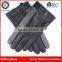 Helilai Customized Cashmere Lined Contrast Color on Back Black man Leather GLove