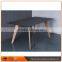 2016 Modern Wooden Glass Dining Table