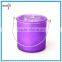 Spray color home decoration frosted colored glass candle jar holders