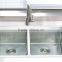 Kitchen equipments for restaurant Stainless steel undermount double handmade kitchen sink