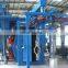 Step by step monorail shot blasting machines