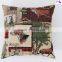 Hot sales printed chenille cushion