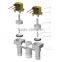 1/2 inch sanitary ware water solenoid valve smart toilet magnetic valve