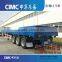3 Axle 60 Ton Cargo Semi Trailer Flat Bed With Side Wall
