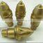 tungsten carbide rotary drilling bits brazed cutter teeth on bridge/railway construction engineering