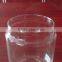 650ml thin wall round storage glass jar with lid