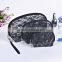 Pink lace clear pvc Cosmetic Bags (FLY-EL0114)