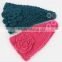 Top Quality crochet Headband/Hair accessory with button