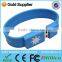 Top selling cheapest colorful bracelet usb flash drive