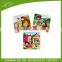 12 pcs lovely animal cardboard puzzle game hot sale puzzle mini baby toys cheap colourful paper