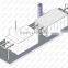 JF custom design automatic painting line for 4s car shop