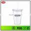 16 oz Double walled Plastic translucent water tumbler with straw