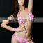 Beautiful Pattern New Fashion Sexy Ladies Swimwear Blue and White Striped Bikini