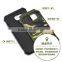Amy-grade Protective Hard Defender Case with 360 Degree Rotating ring bracket for SAM Galaxy S6