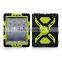 Tough Armor combo shookproof stand Cover Case with Holder for iPad Air, PC Silicone Defender hybrid cases for iPad 2/3/4