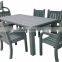 Most popular and comfortable outdoor wood plastic composite wpc leisure chair/wpc park seat
