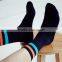100% cotton hot sale tube middle lenght high socks men sport black colorful socks supplier