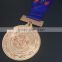 custom angold antique religious medal for school Competition,cheap running medals