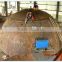 steel dome structure carbon fittings tank ends